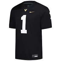NCAA Nike #1 Vanderbilt Commodores Untouchable Replica Game Jersey