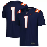NCAA Nike #1 Illinois Fighting Illini Untouchable Replica Game Jersey