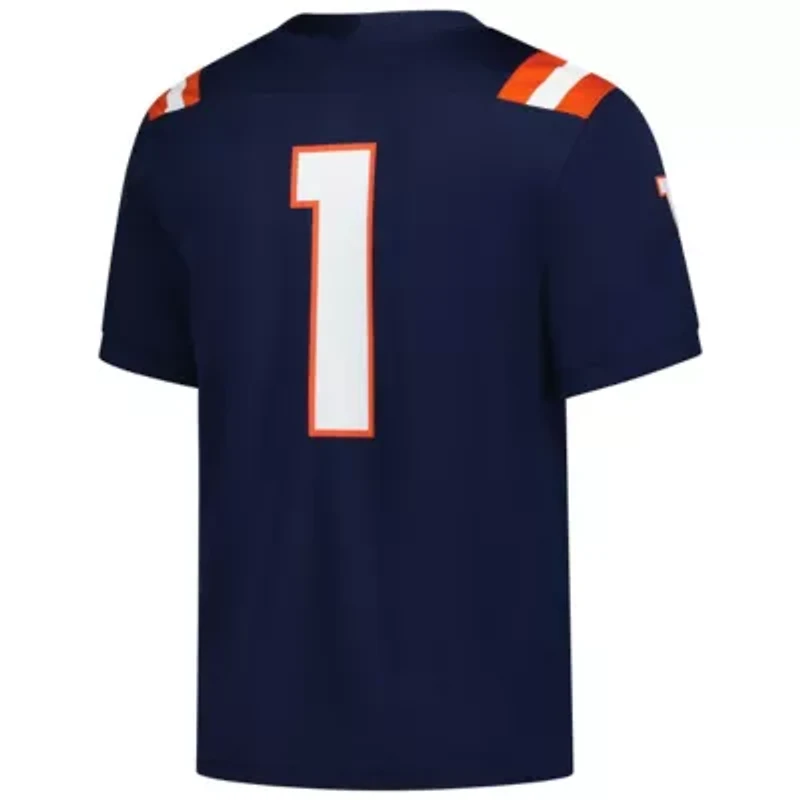 NCAA Nike #1 Illinois Fighting Illini Untouchable Replica Game Jersey