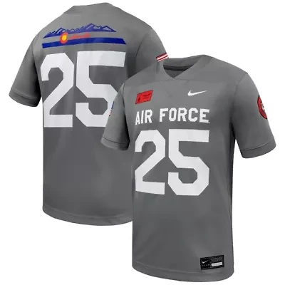NCAA Nike #25 Air Force Falcons APLS Fighting Falcon Collection Football Game Jersey