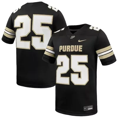 NCAA Nike #25 Purdue Boilermakers Game Football Jersey
