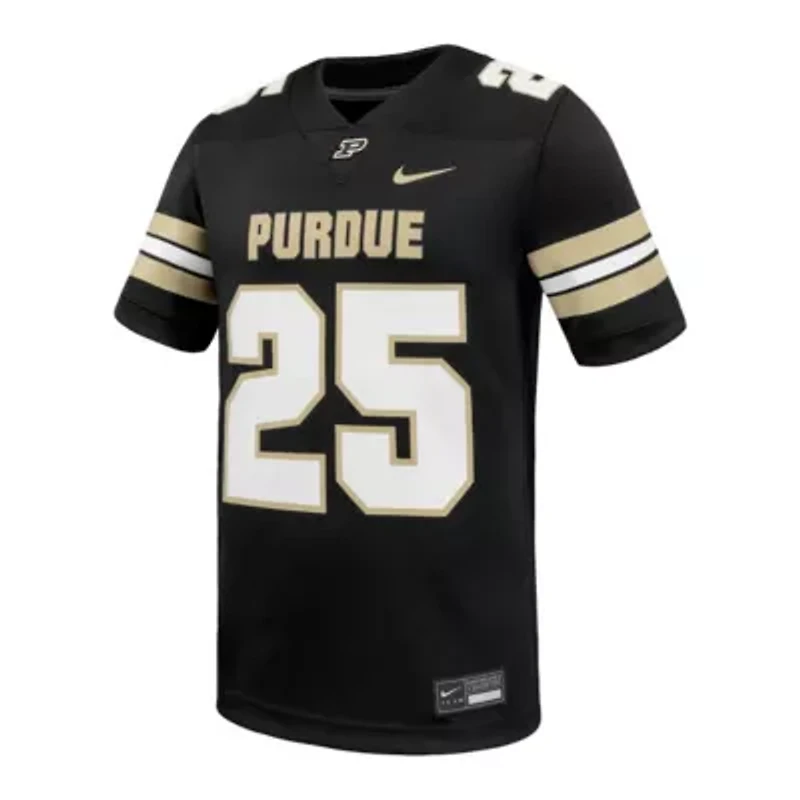 NCAA Nike #25 Purdue Boilermakers Game Football Jersey