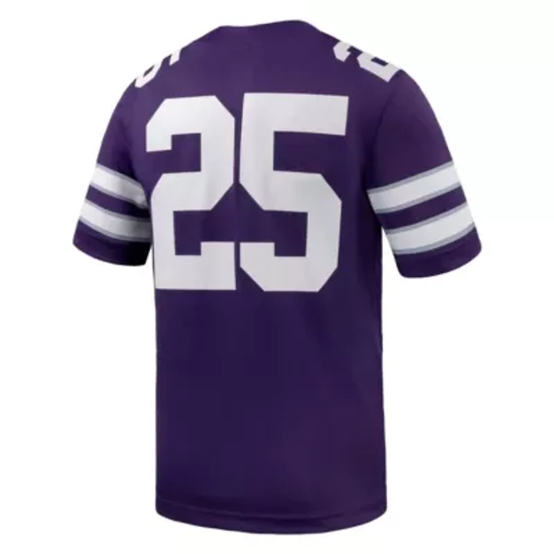 NCAA Nike #25 Kansas State Wildcats Game Football Jersey