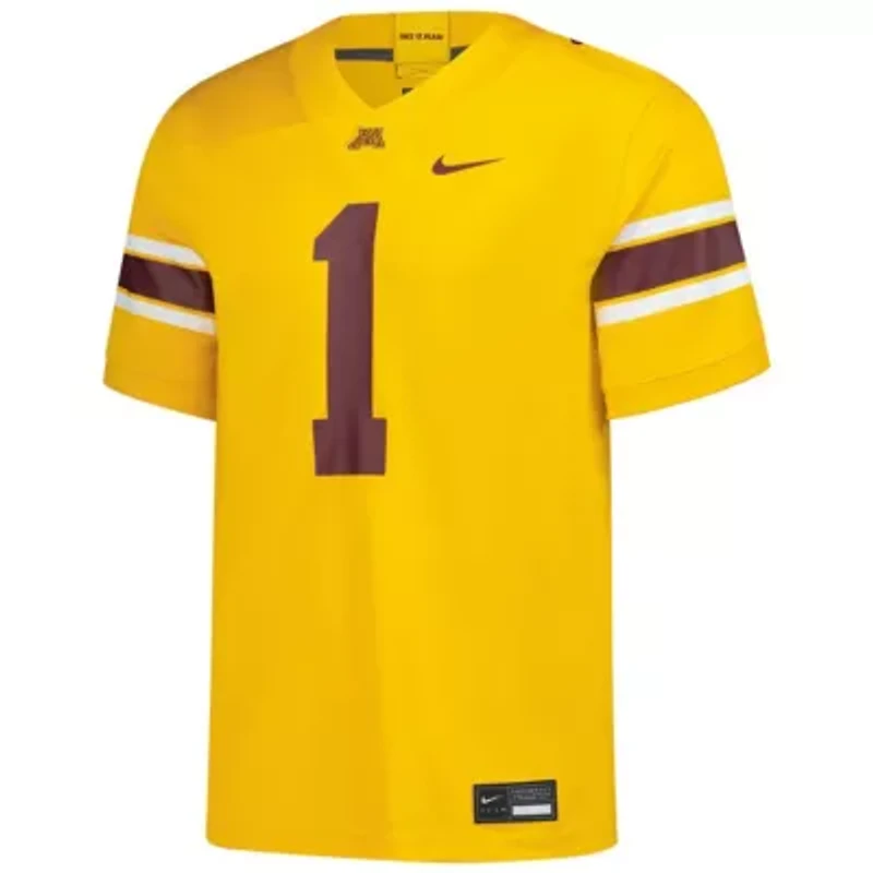 NCAA Nike #1 Minnesota Golden Gophers Untouchable Replica Game Jersey