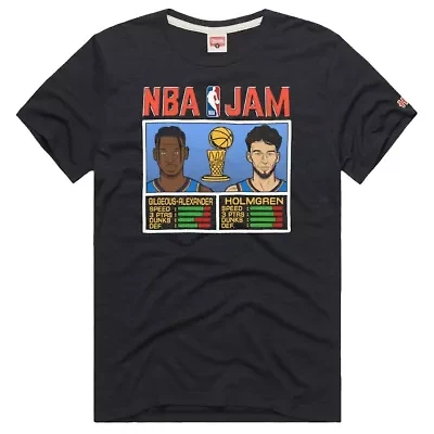 NBA Unisex Chet Holmgren & Shai Gilgeous-Alexander Oklahoma City Thunder 2025 NBA Finals s NBA Jam Tri-Blend T-Shirt