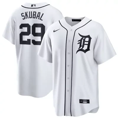 MLB Nike Tarik Skubal Detroit Tigers Home Replica Jersey
