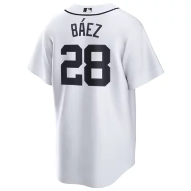 MLB Nike Javier Báez Detroit Tigers Home Replica Jersey