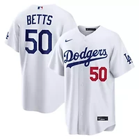 MLB Nike Mookie Betts Los Angeles Dodgers Home Stadium Jersey