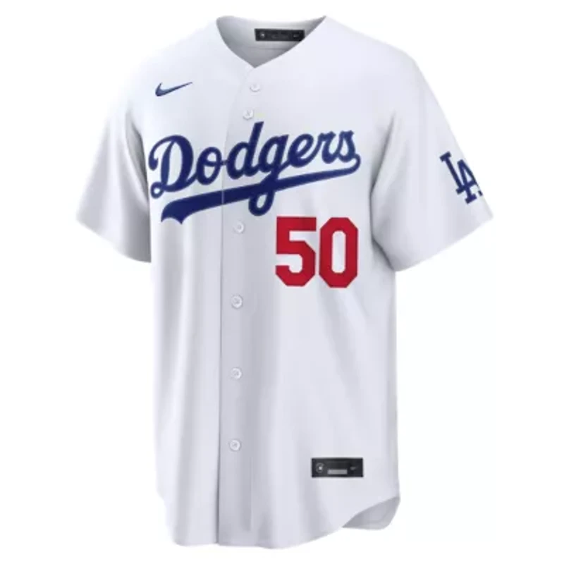 MLB Nike Mookie Betts Los Angeles Dodgers Home Stadium Jersey