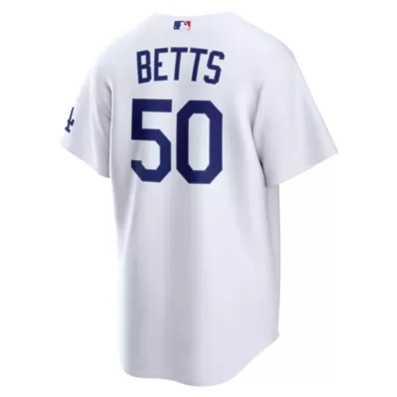 MLB Nike Mookie Betts Los Angeles Dodgers Home Stadium Jersey