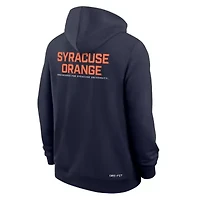 Syracuse Orange NCAA Nike 2025 Sideline Standard Issue Dri-Fit Full-Zip Hoodie