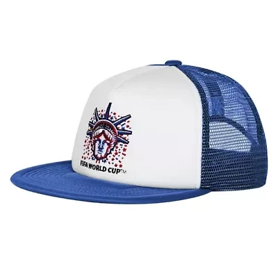 Soccer National Teams White/Royal USMNT Defender Adjustable Trucker Hat