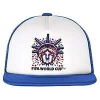 Soccer National Teams White/Royal USMNT Defender Adjustable Trucker Hat