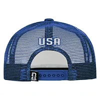 Soccer National Teams White/Royal USMNT Defender Adjustable Trucker Hat