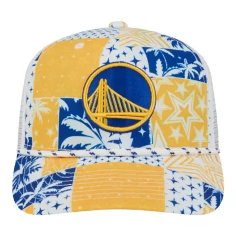 NBA Golden State Warriors Fan Pack Tropical Pattern 9SEVENTY Adjustable Hat