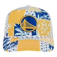 NBA Golden State Warriors Fan Pack Tropical Pattern 9SEVENTY Adjustable Hat
