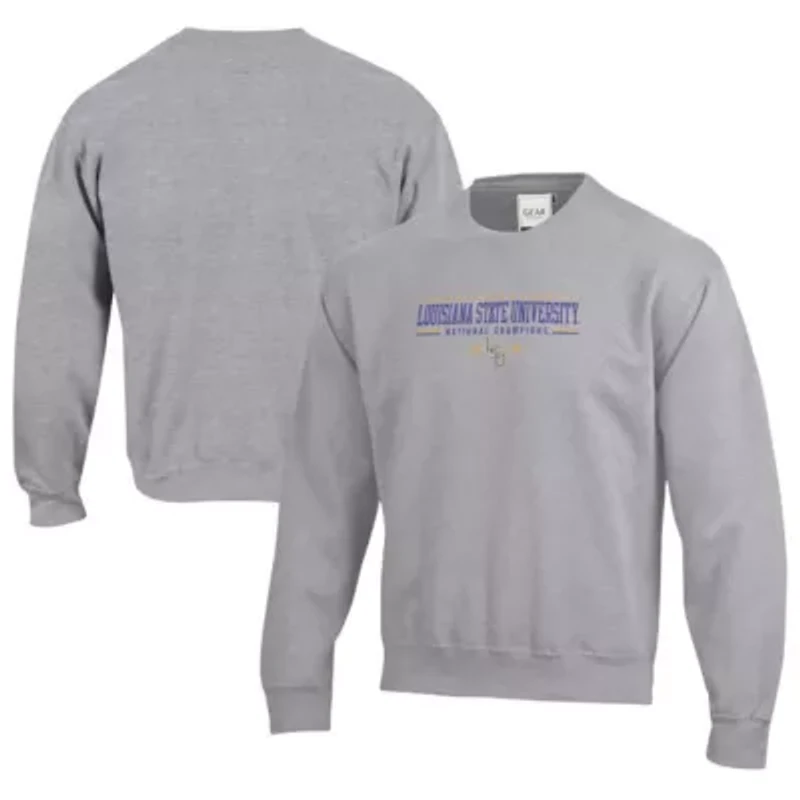 NCAA LSU Tigers 2025 Baseball World Series s Pullover Sweatshirt