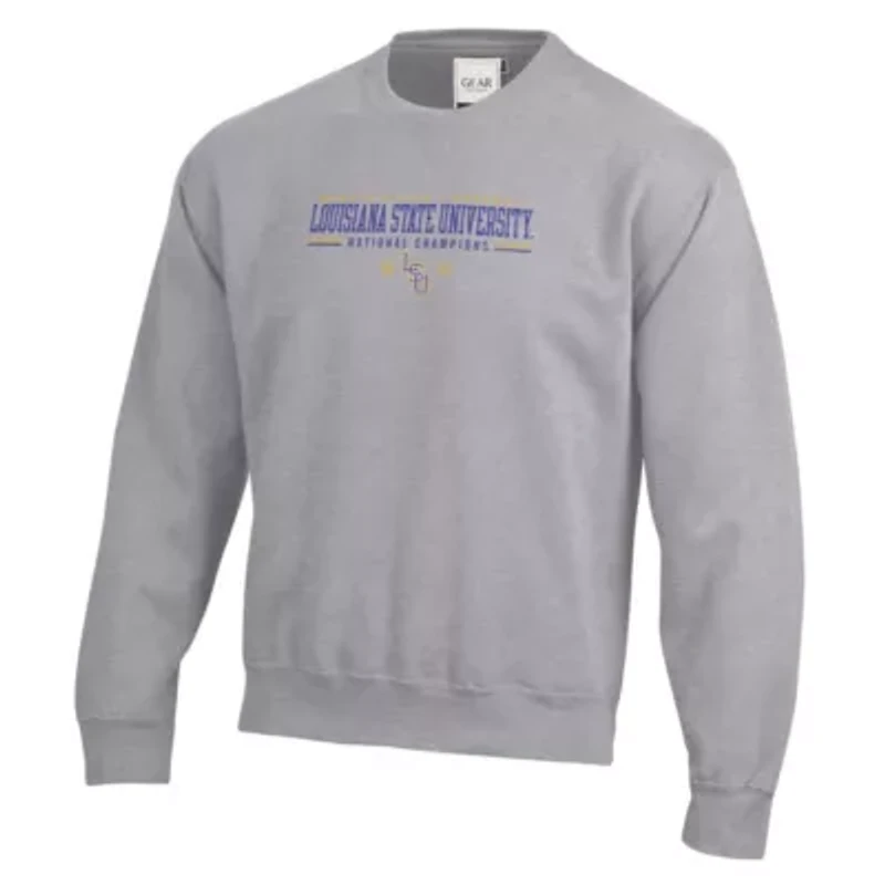 NCAA LSU Tigers 2025 Baseball World Series s Pullover Sweatshirt