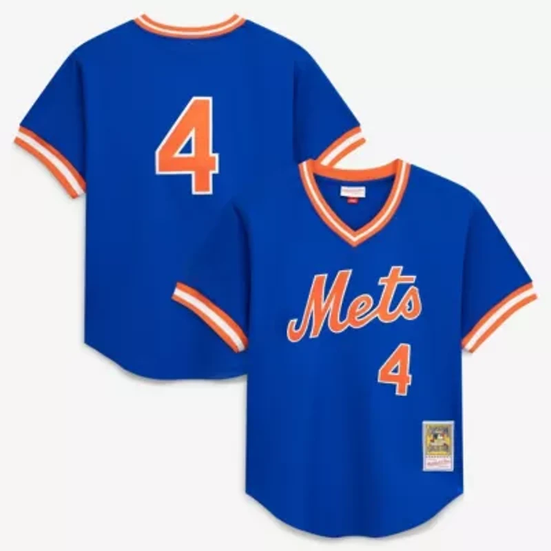MLB Lenny Dykstra New York Mets Authentic Batting Practice Jersey