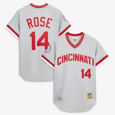 MLB Pete Rose Cincinnati Reds 1976 Authentic Jersey