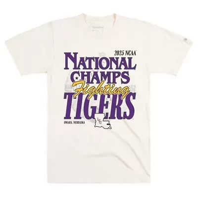 NCAA Unisex LSU Tigers 2025 Baseball World Series s T-Shirt