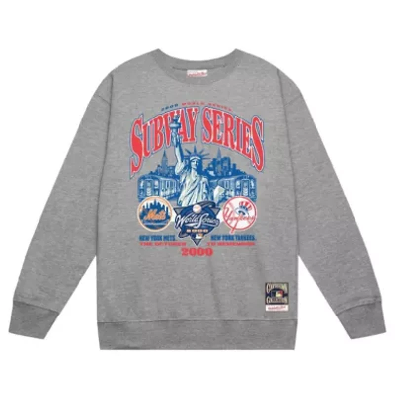 Multi-Team MLB New York Yankees vs. Mets 2000 World Series Pullover Sweatshirt