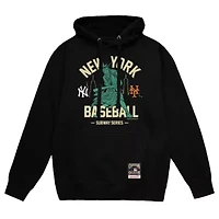 Multi-Team MLB New York Yankees vs. Mets Subway Series Swinging Liberty Pullover Hoodie