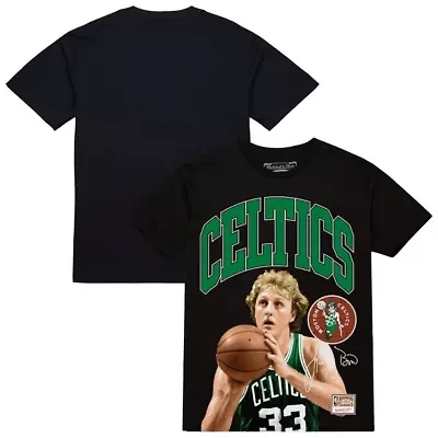 NBA Larry Bird Boston Celtics Hardwood Classics Player Arch T-Shirt