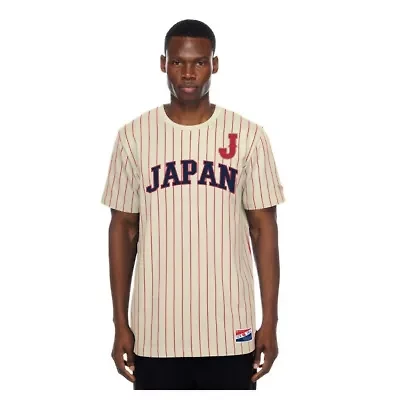 World Baseball Classic Japan Throwback Meshback Pinstripe T-Shirt