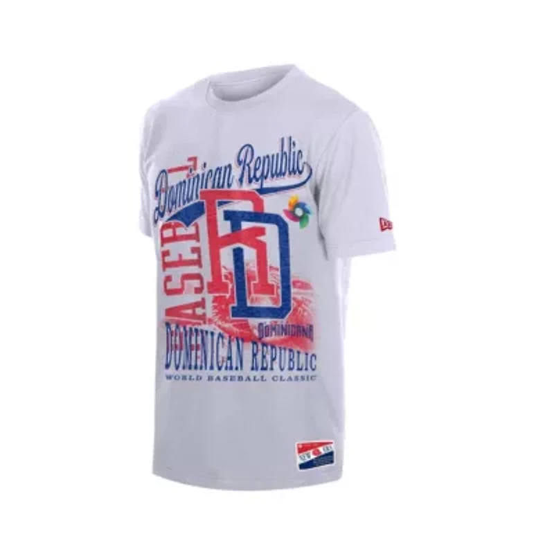 World Baseball Dominican Republic 2026 Classic Oversized Throwback Distressed T-Shirt