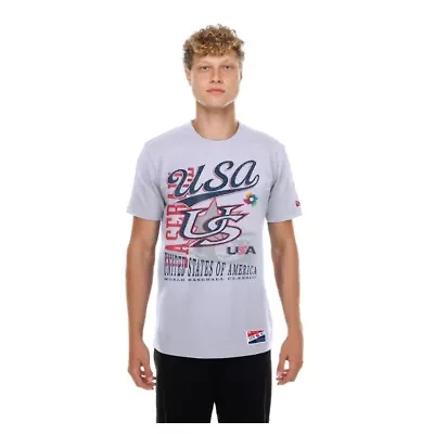 World Baseball USA 2026 Classic Oversized Throwback Distressed T-Shirt