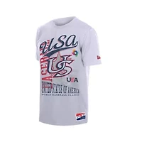 World Baseball USA 2026 Classic Oversized Throwback Distressed T-Shirt