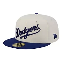 MLB Los Angeles Dodgers Two-Tone Stitch 59FIFTY Fitted Hat