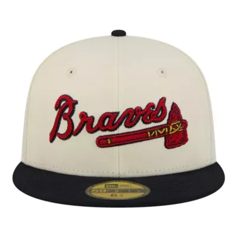 MLB Atlanta Braves Two-Tone Stitch 59FIFTY Fitted Hat