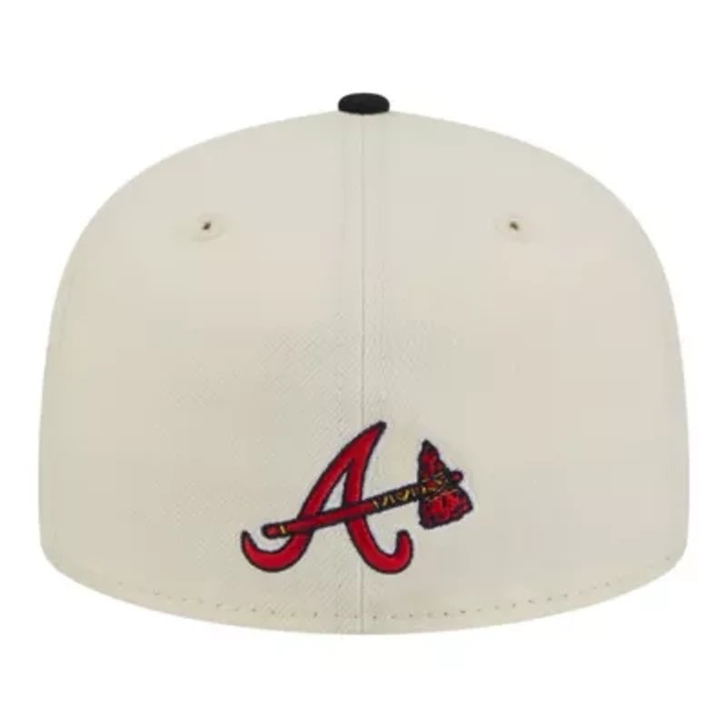 MLB Atlanta Braves Two-Tone Stitch 59FIFTY Fitted Hat