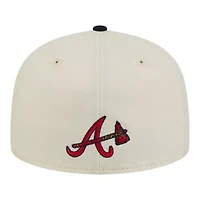 MLB Atlanta Braves Two-Tone Stitch 59FIFTY Fitted Hat