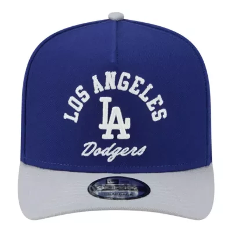 MLB Royal/Gray Los Angeles Dodgers Arched A-Frame 9FIFTY Adjustable Hat