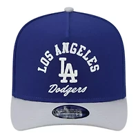 MLB Royal/Gray Los Angeles Dodgers Arched A-Frame 9FIFTY Adjustable Hat