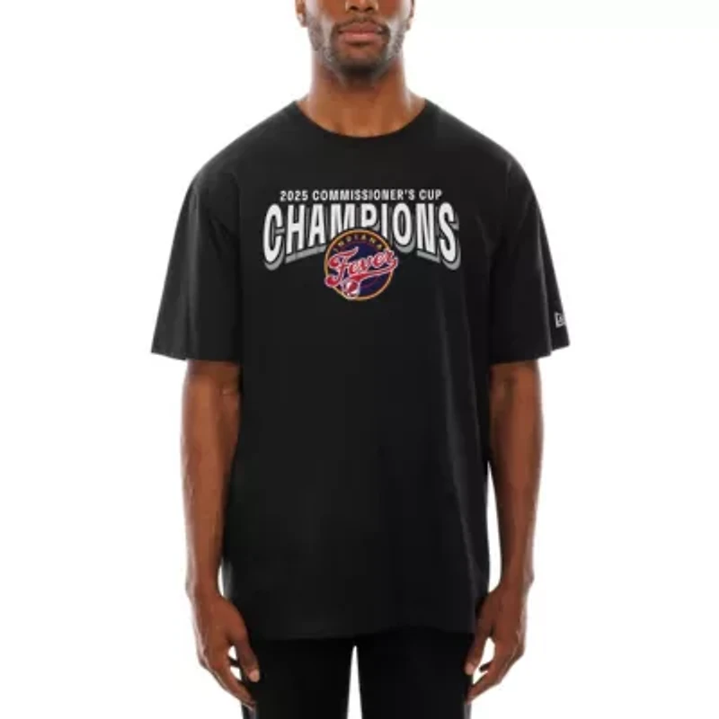 WNBA Unisex Indiana Fever 2025 Commissioner's Cup s T-Shirt