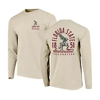 NCAA Florida State Seminoles Mascot Overlay Long Sleeve T-Shirt