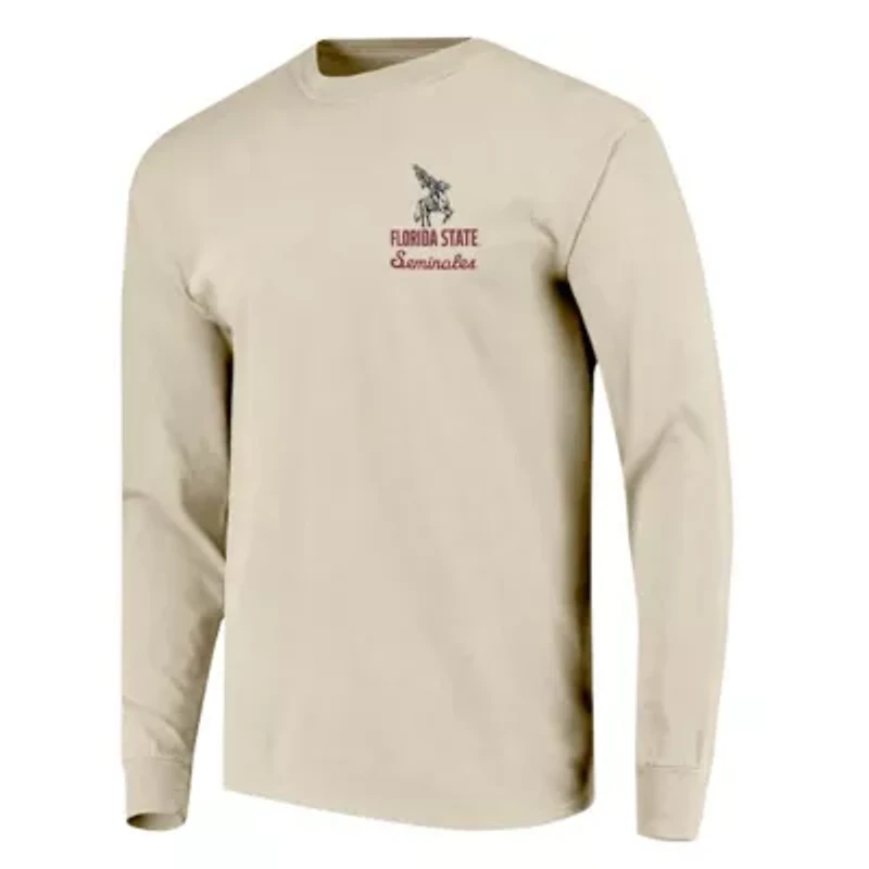NCAA Florida State Seminoles Mascot Overlay Long Sleeve T-Shirt