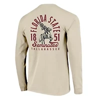 NCAA Florida State Seminoles Mascot Overlay Long Sleeve T-Shirt