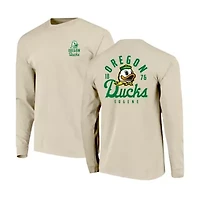 NCAA Oregon Ducks Mascot Overlay Long Sleeve T-Shirt