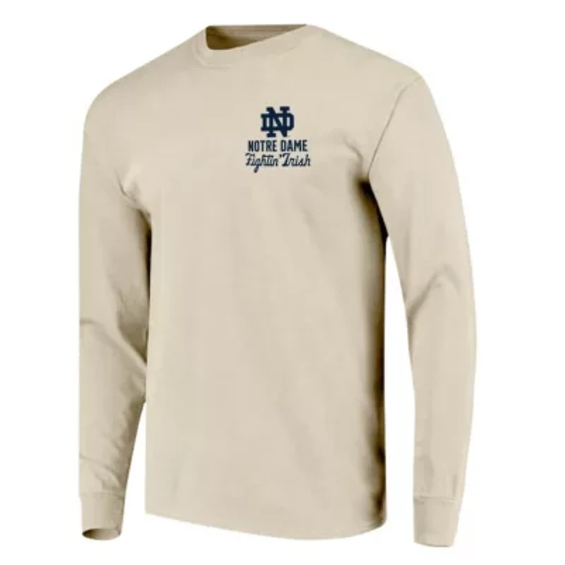 NCAA Notre Dame Fighting Irish Mascot Overlay Long Sleeve T-Shirt