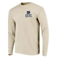 NCAA Notre Dame Fighting Irish Mascot Overlay Long Sleeve T-Shirt