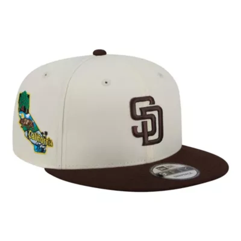 MLB Cream/Brown San Diego Padres Localized 9FIFTY Snapback Hat