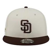 MLB Cream/Brown San Diego Padres Localized 9FIFTY Snapback Hat
