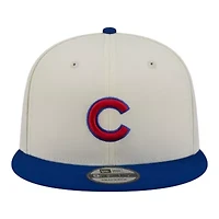 MLB Cream/Royal Chicago Cubs Localized 9FIFTY Snapback Hat