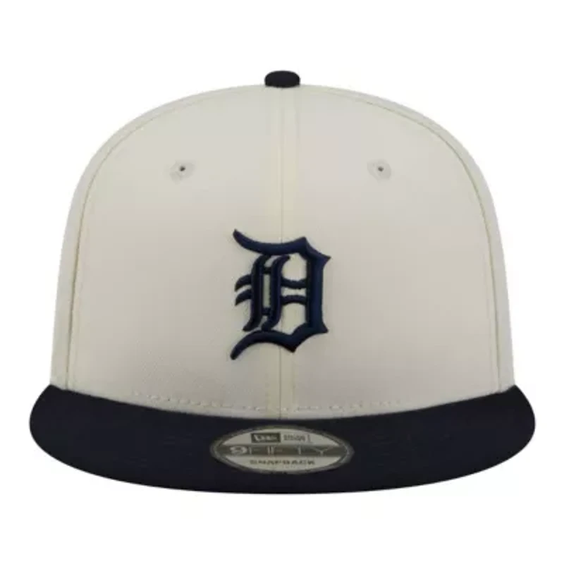 MLB Cream/Navy Detroit Tigers Localized 9FIFTY Snapback Hat