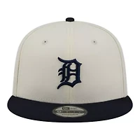 MLB Cream/Navy Detroit Tigers Localized 9FIFTY Snapback Hat